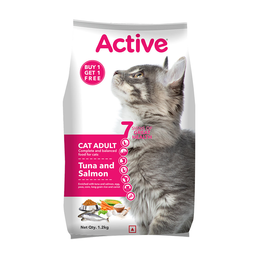 Active Tuna and Salmon Adult Cat Dry Food (Buy 1 Get 1) image 10