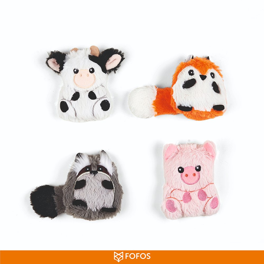 Barkbutler x Fofos Floppy Crinkle Fox Catnip Toy for Cats image 5