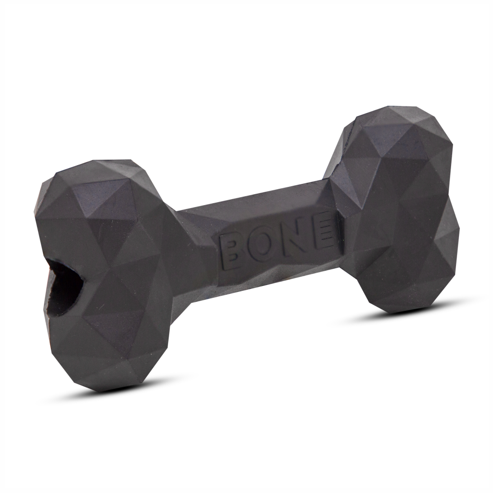 Barkbutler Chu the bone Treat Dispensing Toy for Dogs (Black) image 7