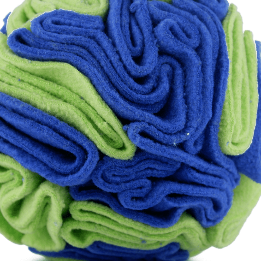 For The Love Of Dog Sniffer Ball Toy for Dogs (Blue/Green) image 3
