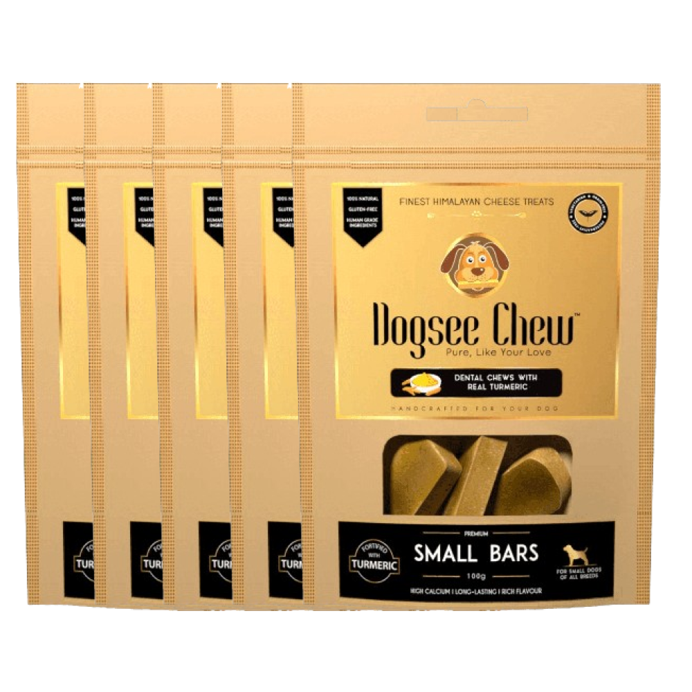 Dogsee Chew Turmeric Chew Bars Mini Breed Dog Treats image 3