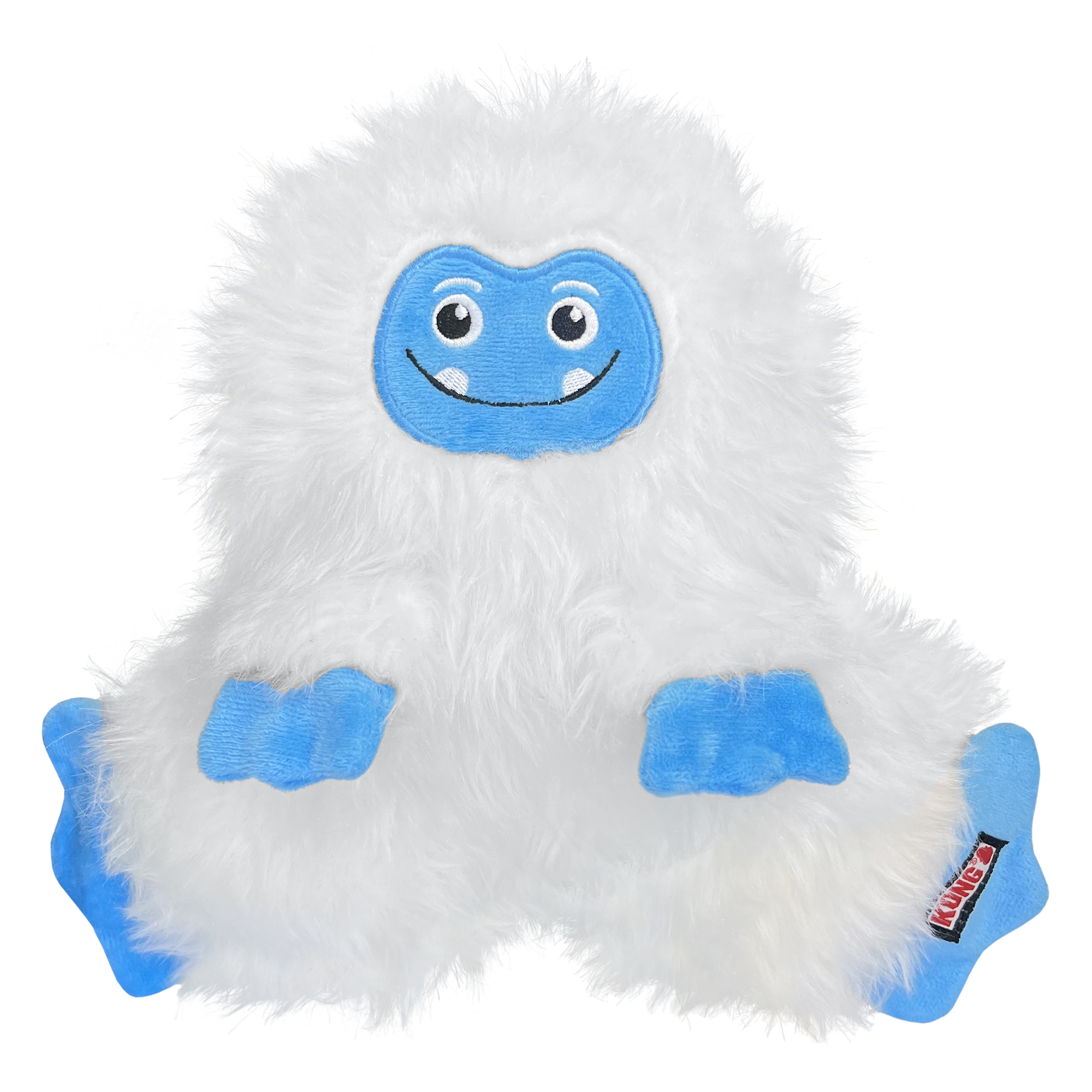 Kong Frizzles Yeti Toy for Dogs (White)
