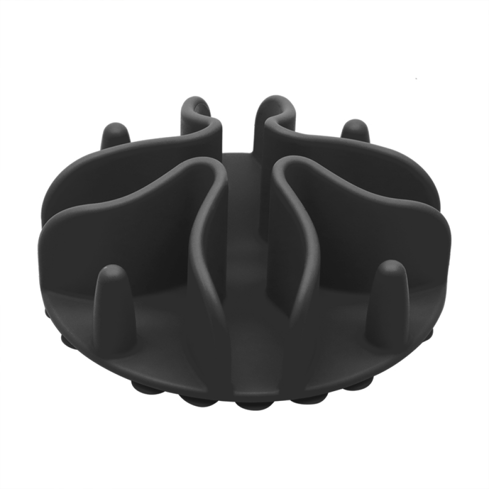 Talking Dog Club Slow Feeder Bowl Attachment for Dogs and Cats (Black)
