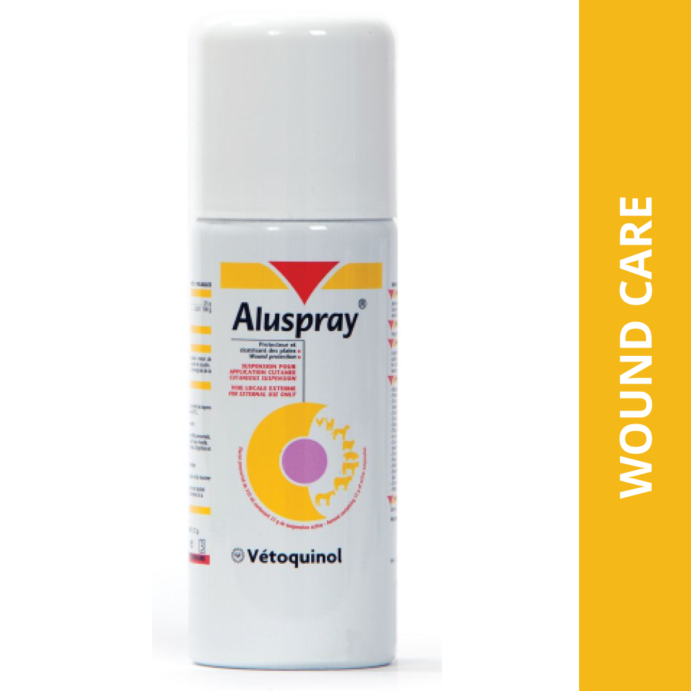 Vetoquinol Aluspray Awd Wound Care Antiseptic Spray for Dogs and Cats (75ml)