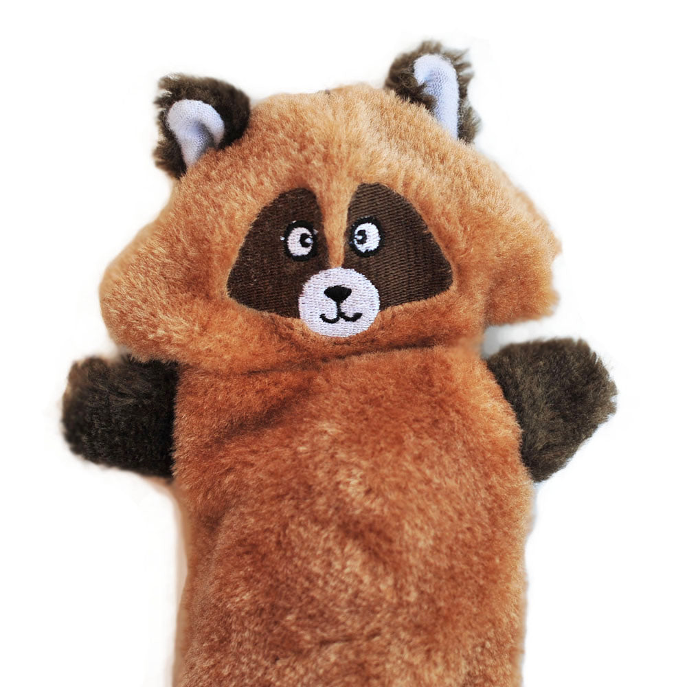 Zippy Paws Zingy Raccoon Plush Toy for Dogs image 4