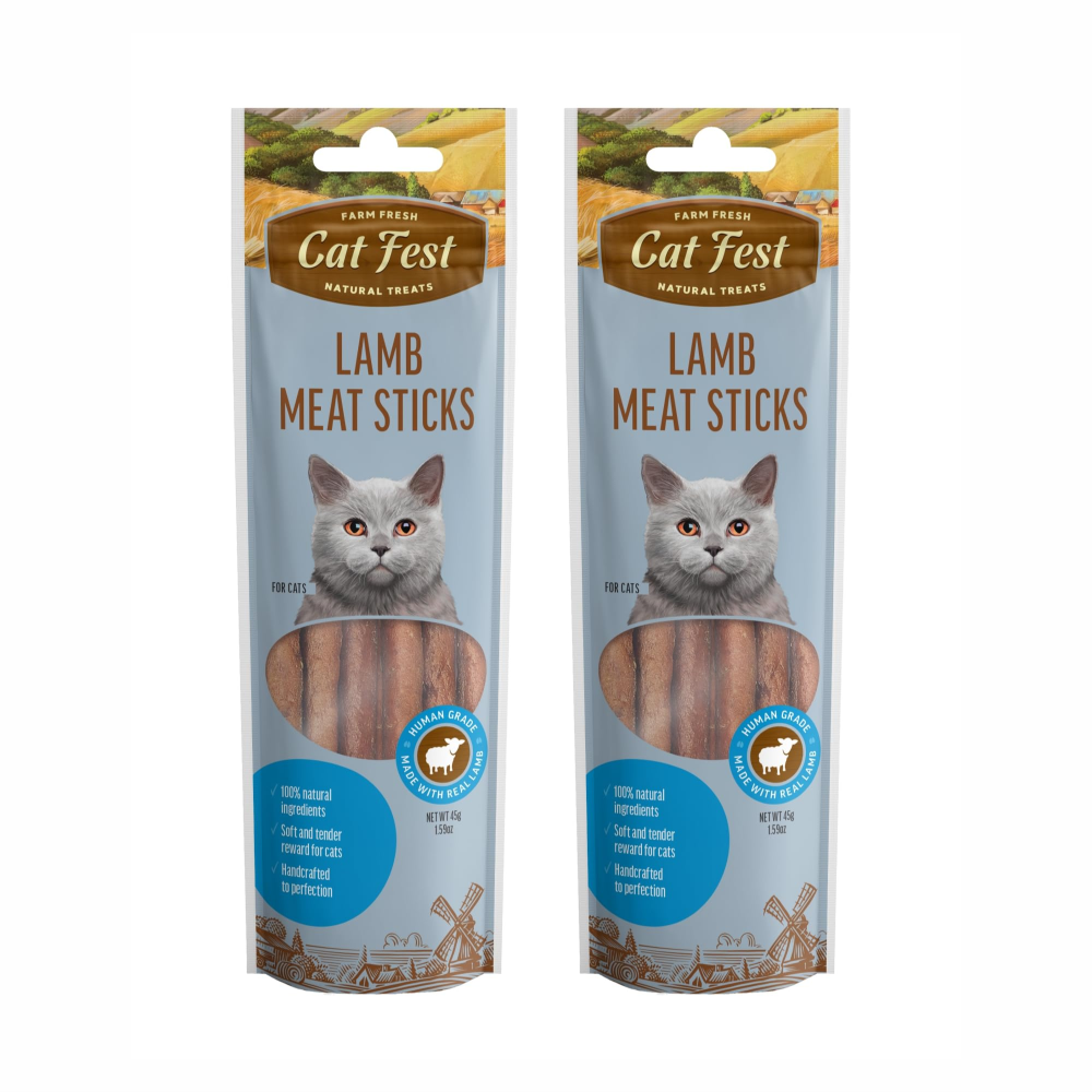 Catfest Lamb Meat Sticks Cat Treats image 8