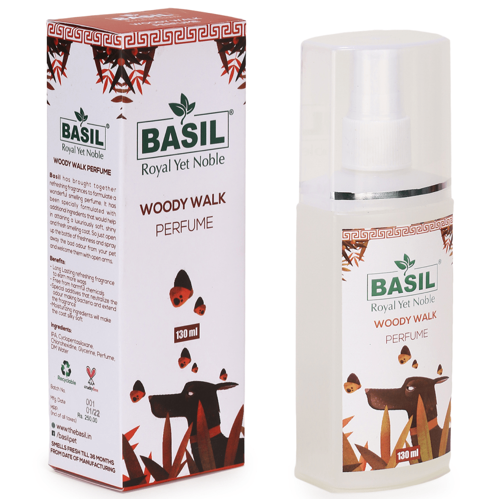 Basil Woody Walk Fresh Perfume Spray for Dogs and Cats image 4