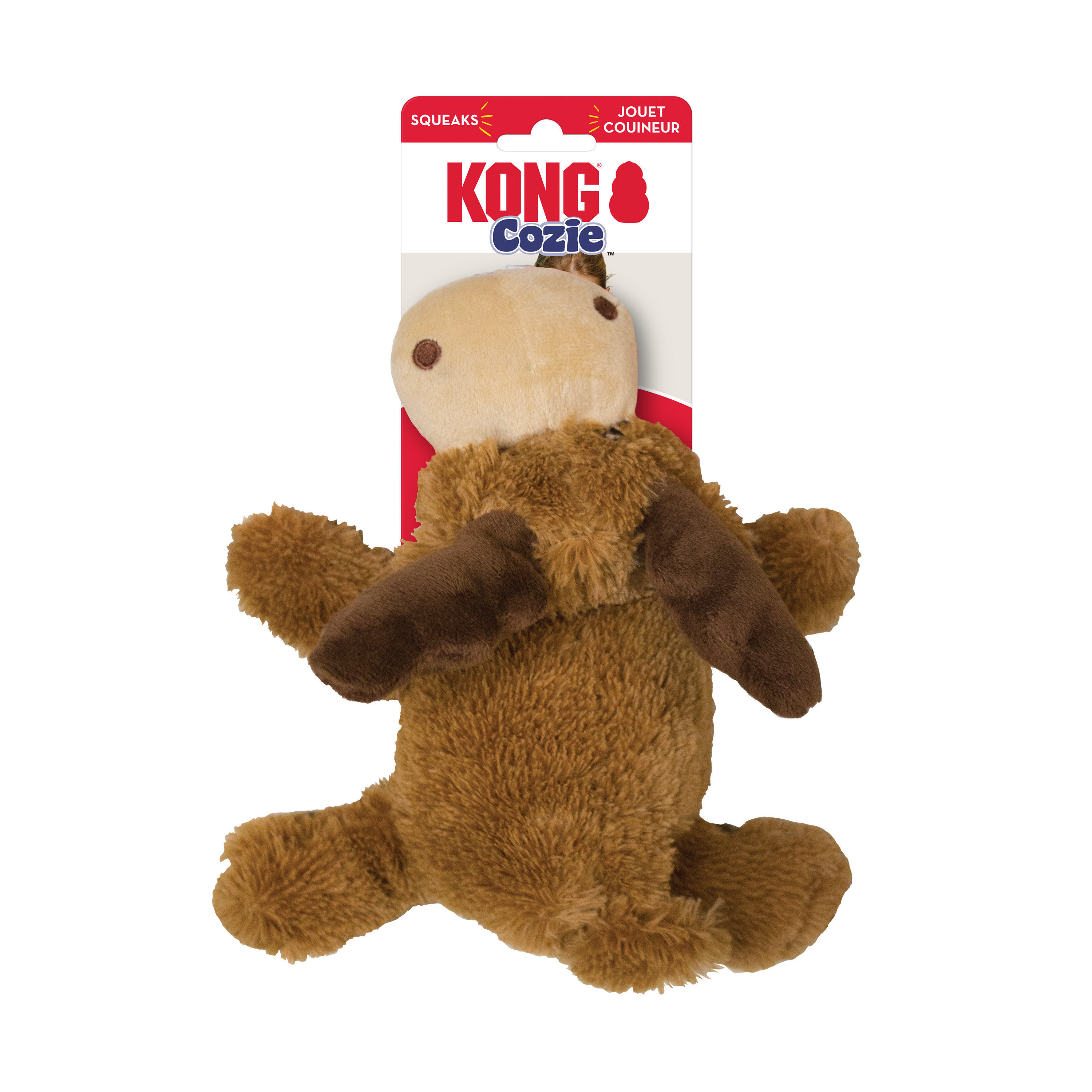 Kong Cozie Marvin Moose Toy for Dogs (Brown) image 2