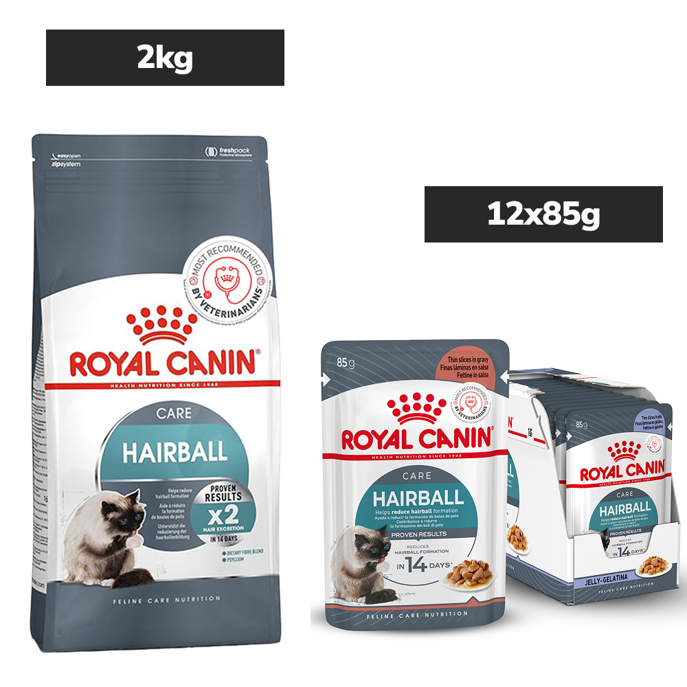 Royal Canin Hairball Care Wet Cat Food (85g Pouch) image 8