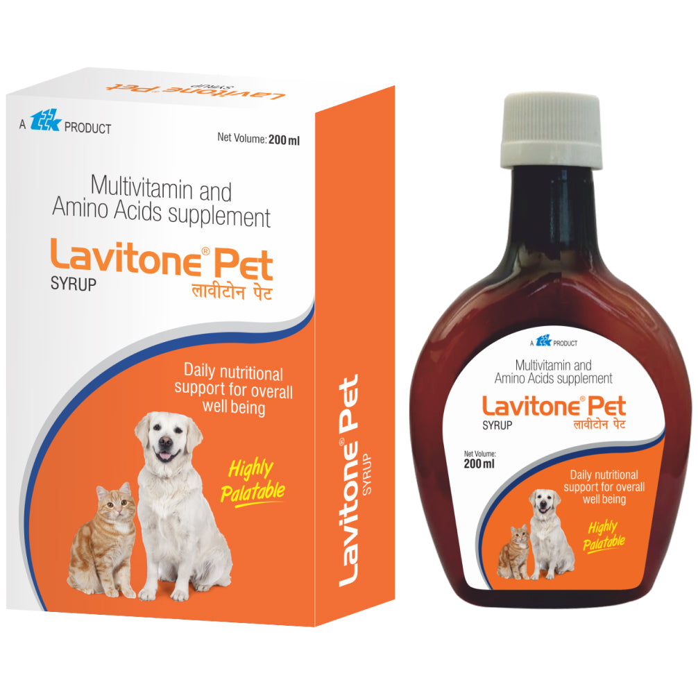 Ttk Lavitone Pet Syrup Multivitamin and Amino Acid Supplement for Dogs and Cats (200ml) image 2