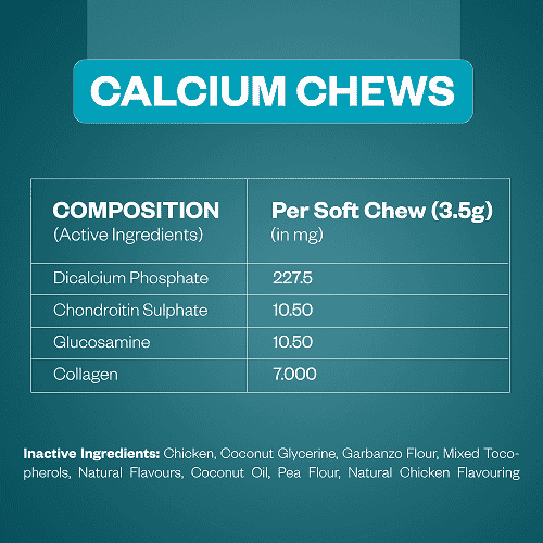 TailsAlive Calcium Chicken Flavor Soft Chews Supplements for Dogs image 4