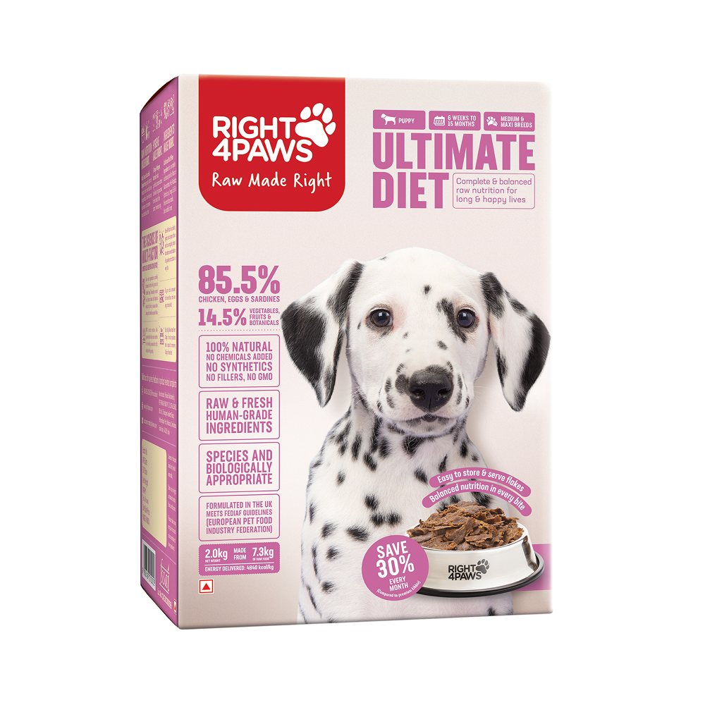 Right4Paws Ultimate Diet Medium & Maxi Puppy Dog Dry Food