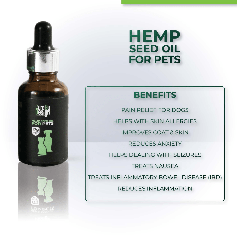 Cure By Design Hemp Seed Oil for Dogs and Cats image 5