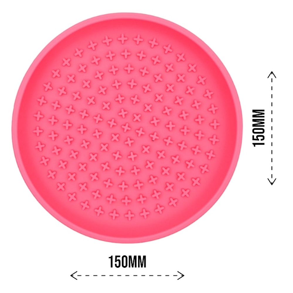 Talking Dog Club Lickables Licking Bowls for Dogs and Cats (Pink) image 2