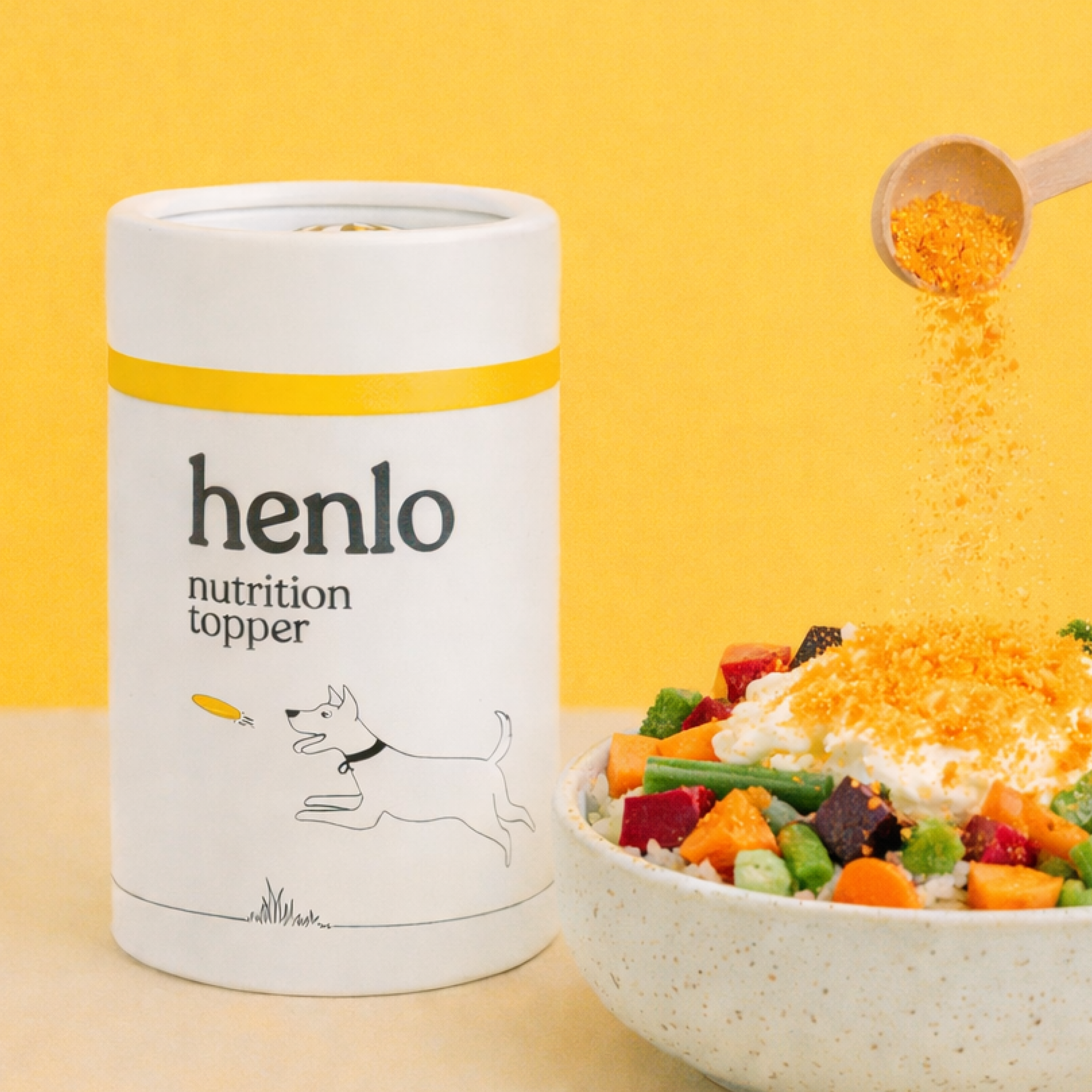 Henlo Everyday Topper for Home Cooked Food | Pre & Probiotic supplements for dogs
