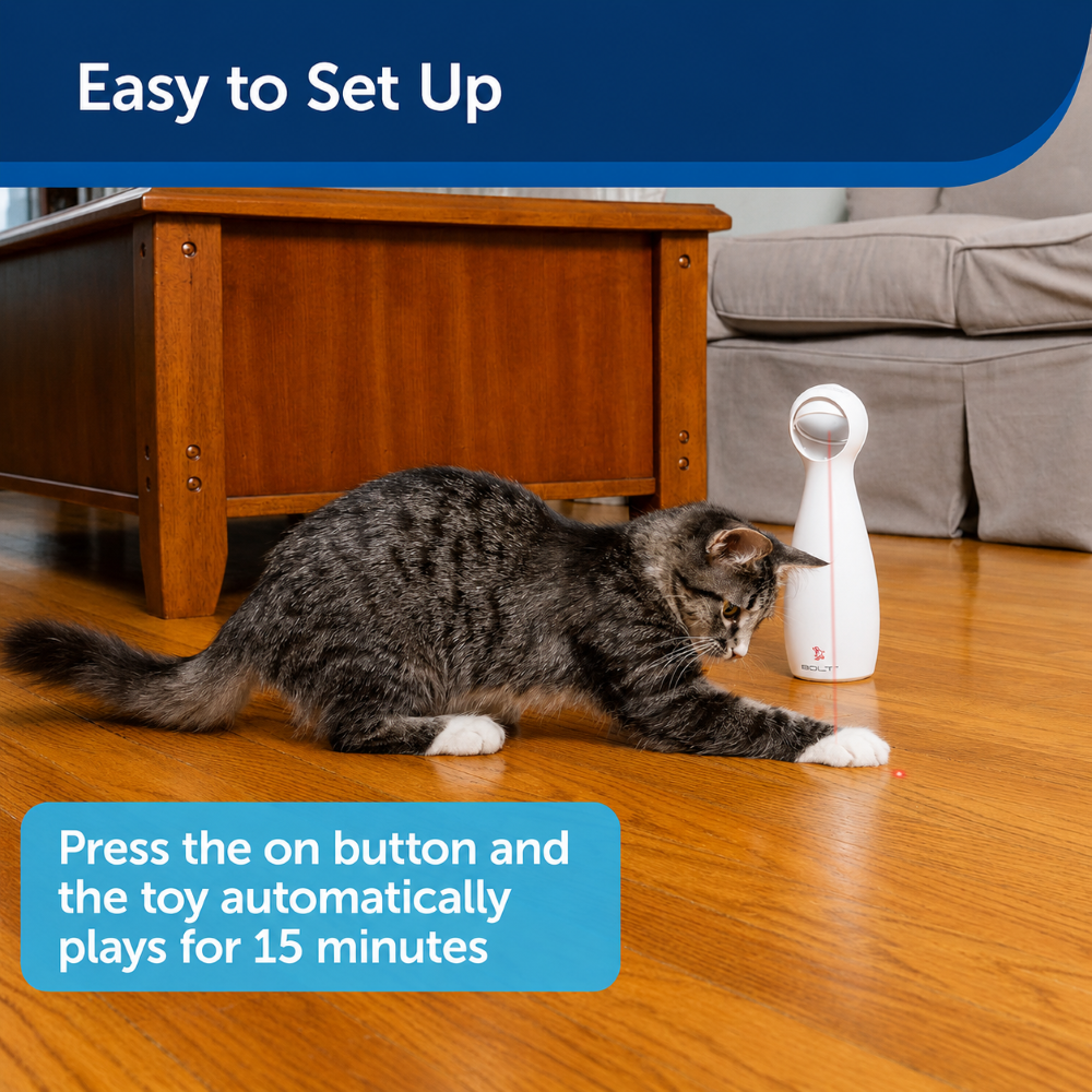 PetSafe FroliCat Bolt Automatic Laser Toy for Cats image 6
