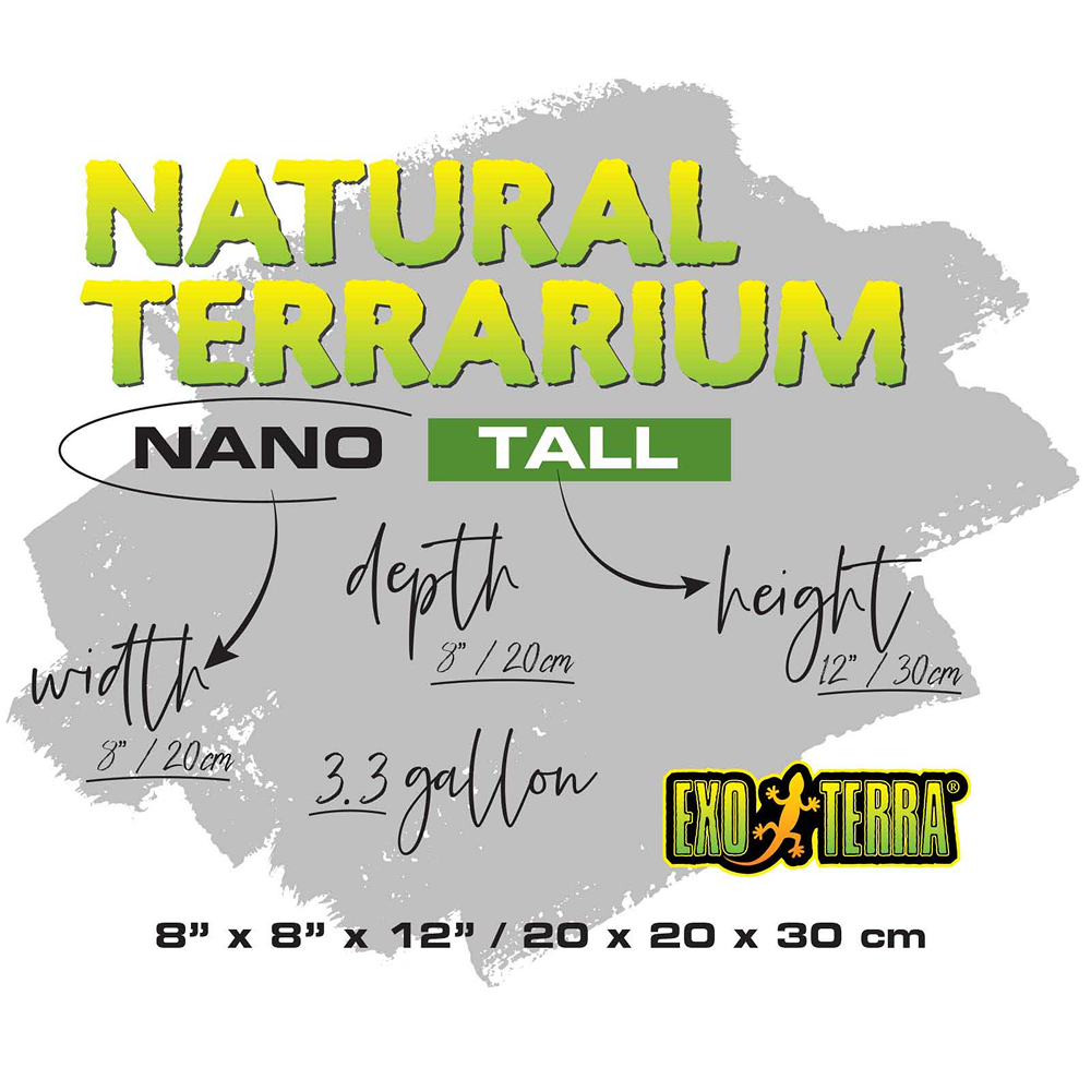 Exoterra Natural Terrarium Nano Wide Aquarium image 5