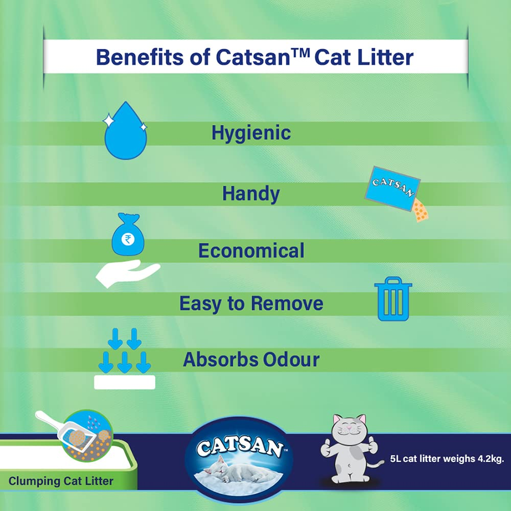 Catsan 100% Natural Unscented Clumping Cat Litter image 4