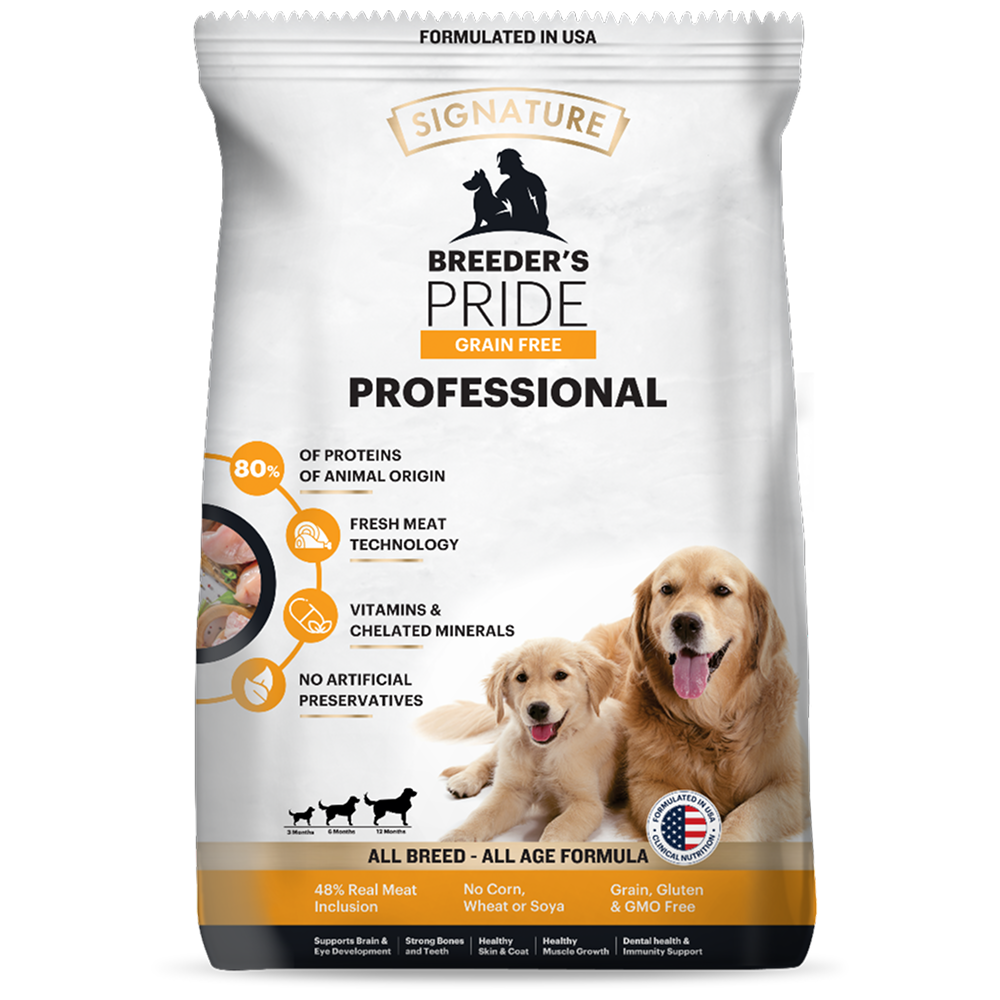 Signature Grain Free Pride Professional Breeder's All Breeds Dog Dry Food