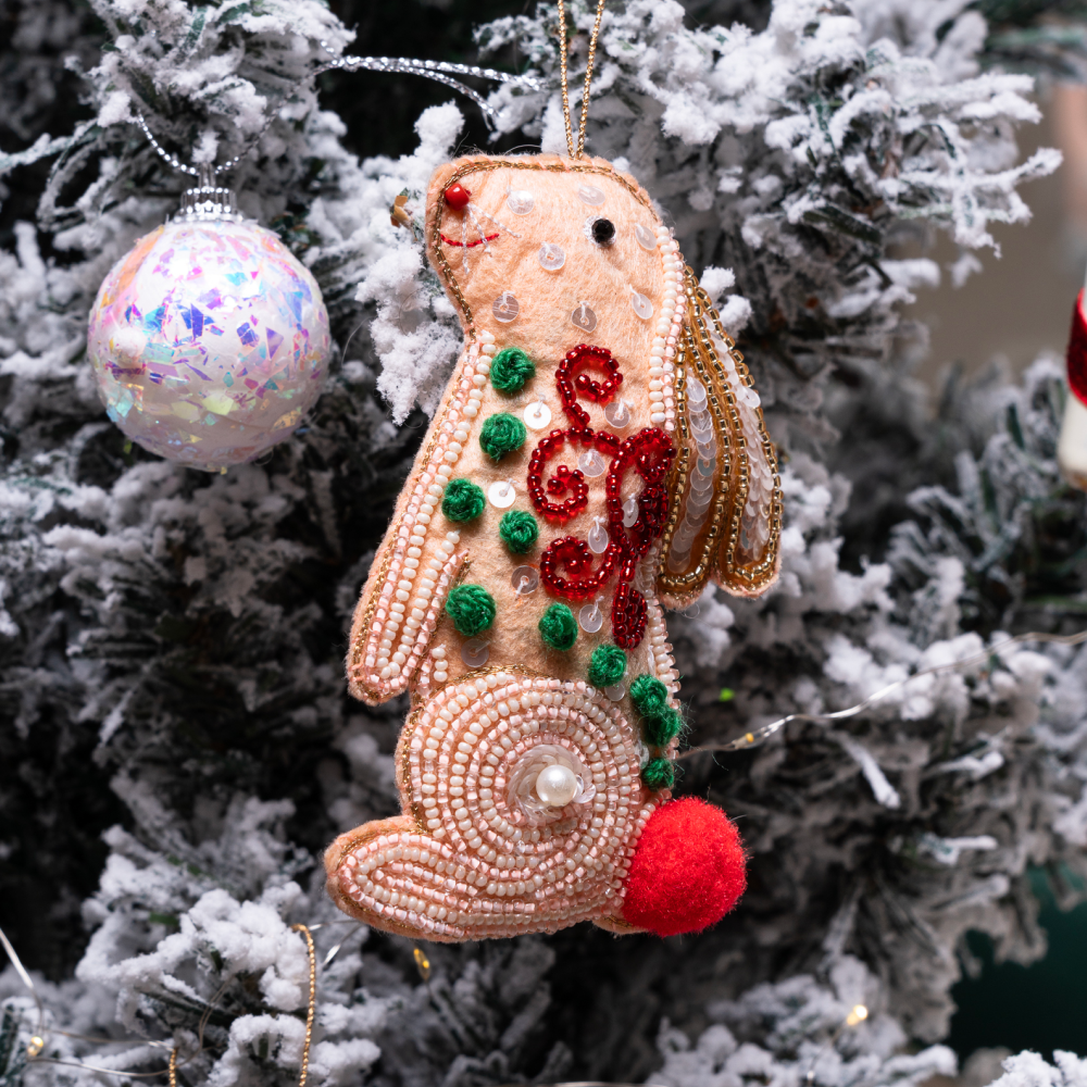 Furry Tales Bunny & The Jingle Tail Rabbit Handcrafted Charm