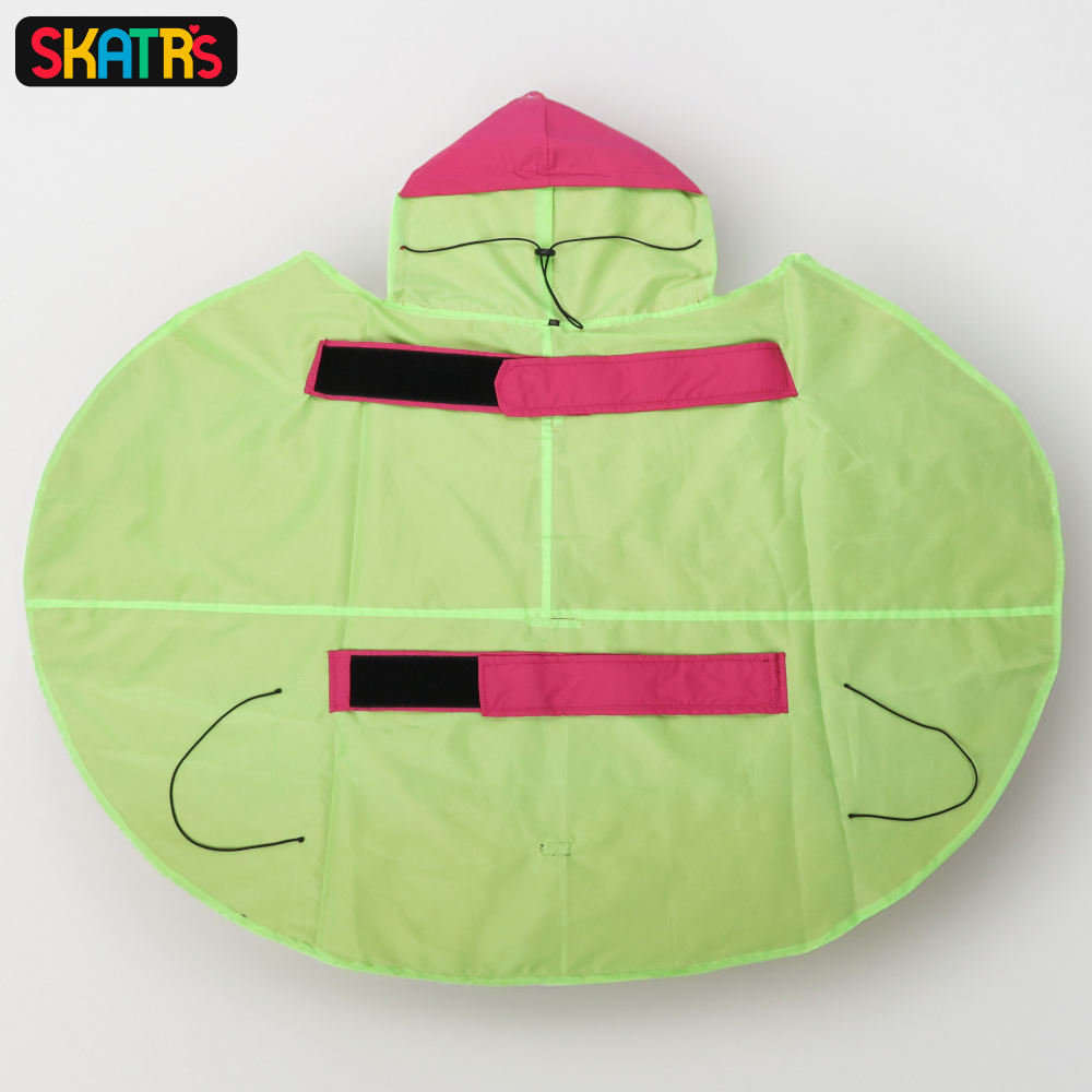 Skatrs Full Coverage Cape Style Raincoat for Dogs and Cats (Pink) image 6