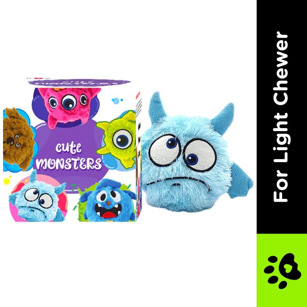 Pawsindia Trembling Monster Toy for Dogs (Blue) image 2