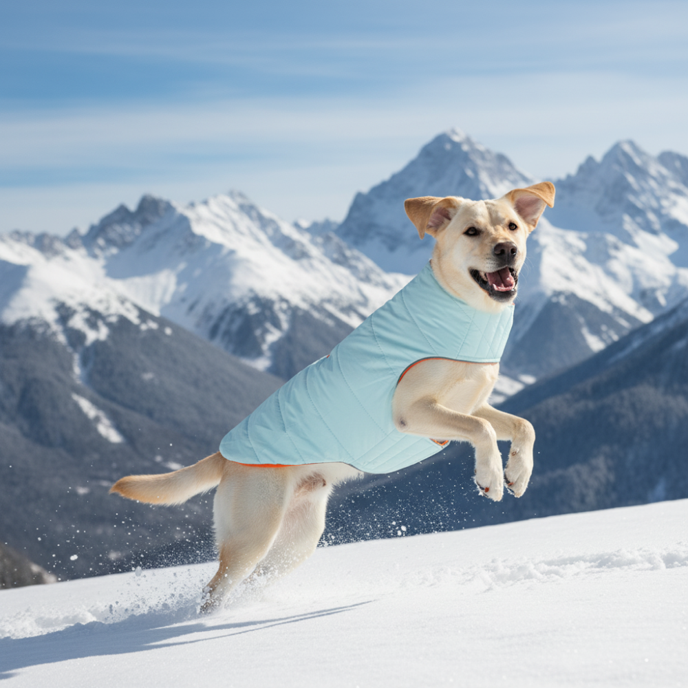Skatrs Firefly Fuzz Puffer Reversible Jacket for Dogs and Cats image 4