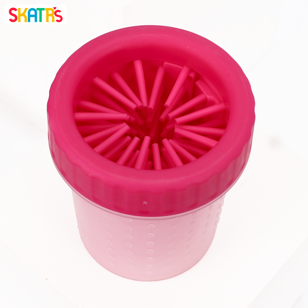 Skatrs Paw Cleaner for Dogs (Pink) image 2
