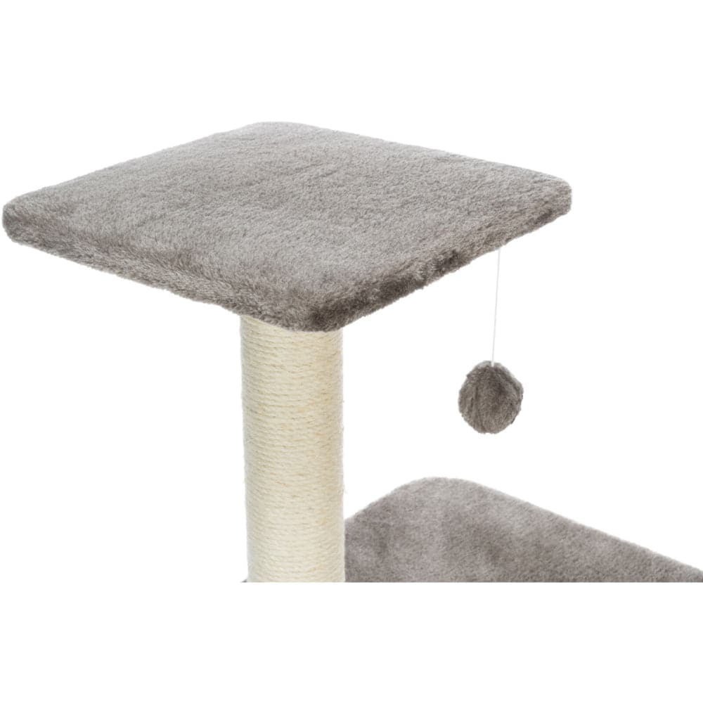 Trixie Altea Scratching Wave on Post with Paw Print for Cats (White/Grey) image 8