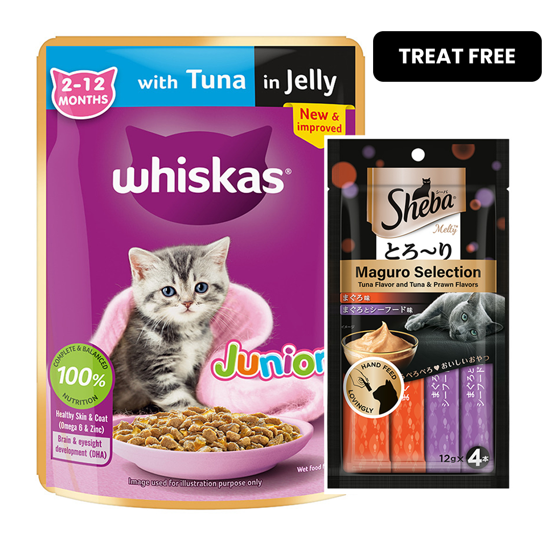Whiskas Tuna in Jelly Kitten Cat Wet Food (80g) image 2