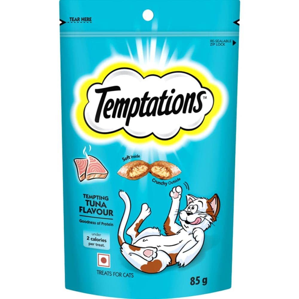 Temptations Tempting Tuna and Seafood Medley Flavour Cat Treats Combo image 3