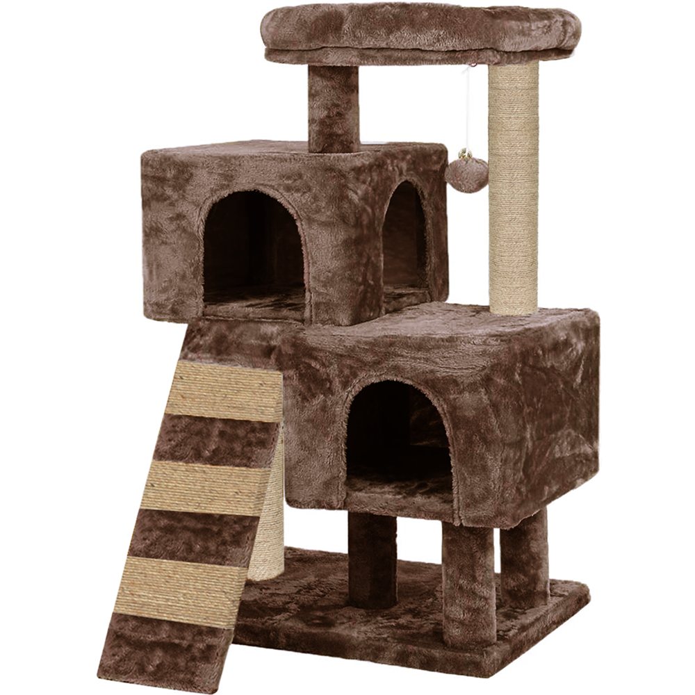 Furrlovers Kitten Cat Tree Scratching Post with Ladder, Condo & Jute Rope