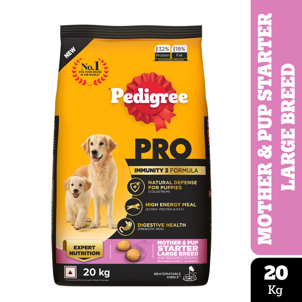 Pedigree PRO Expert Nutrition Lactating/Pregnant Mother & Puppy Starter(3 to 12 Weeks) Large Breed Dog Dry Food (Limited Shelf Life)