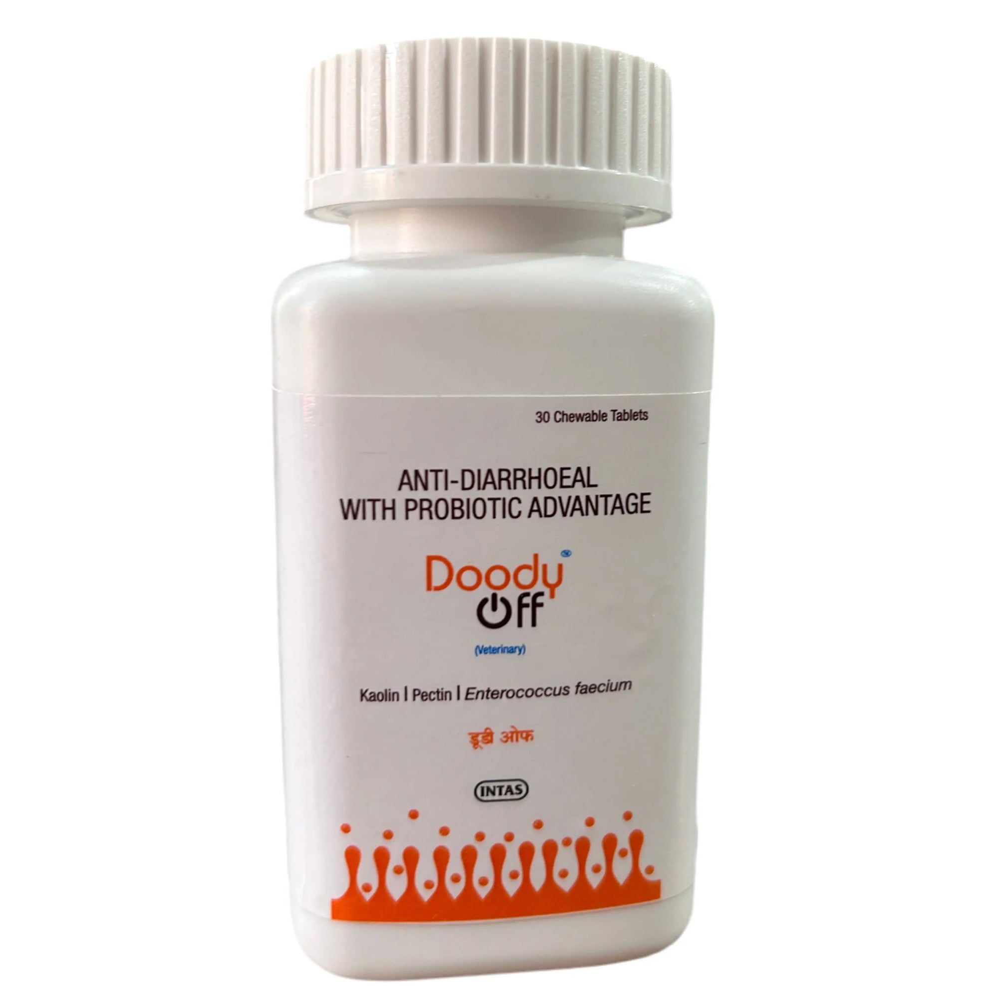 Intas Doody Off Tablets (Antidiarrhoel & Probiotic) for Dogs and Cats
