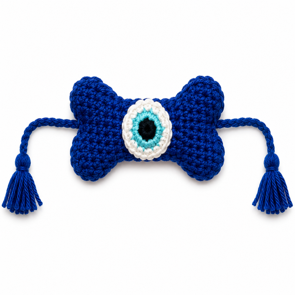 Raksha Bandhan Evil Eye Bone Rakhi for Dogs & Cats by 15 Furries