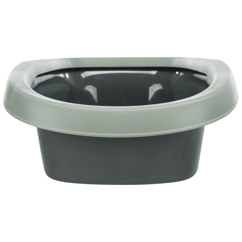 Trixie Be Eco Carlo Litter Tray with Rim for Cats (Grey Green/Anthracite) image 3