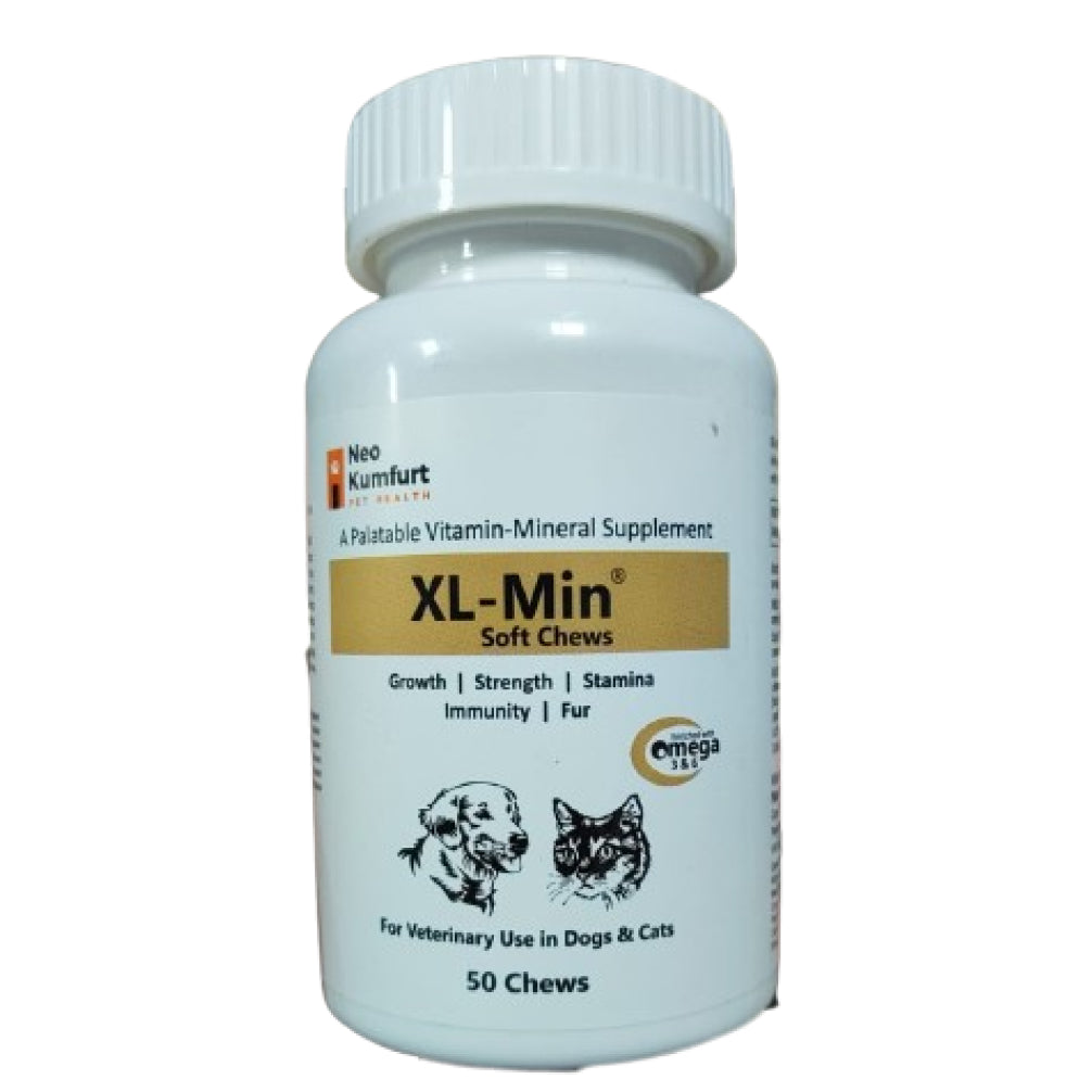 Neo Kumfurt XL Min Tablet Multivitamin for Dogs & Cats (pack of 50 tablets)