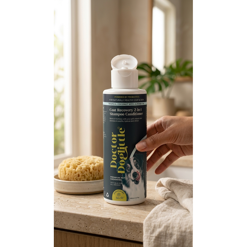 Doctor Doglittle Probiotic Coat Recovery 2 in 1 Shampoo Conditioner for Dogs image 5