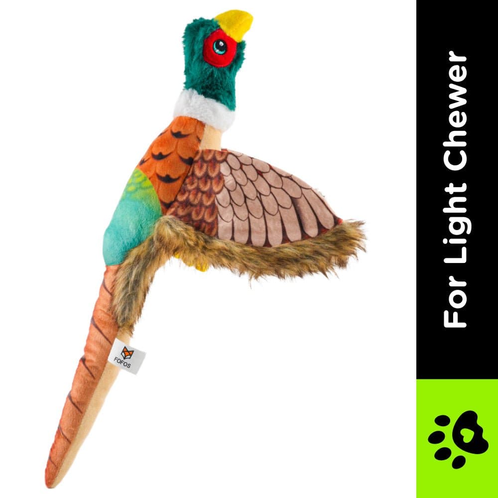 Barkbutler x Fofos Plush Pheasant Toy for Dogs | For Soft Chewers image 2