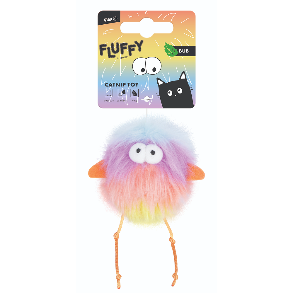 M Pets Fluffy Bub Catnip Toy for Cats image 1