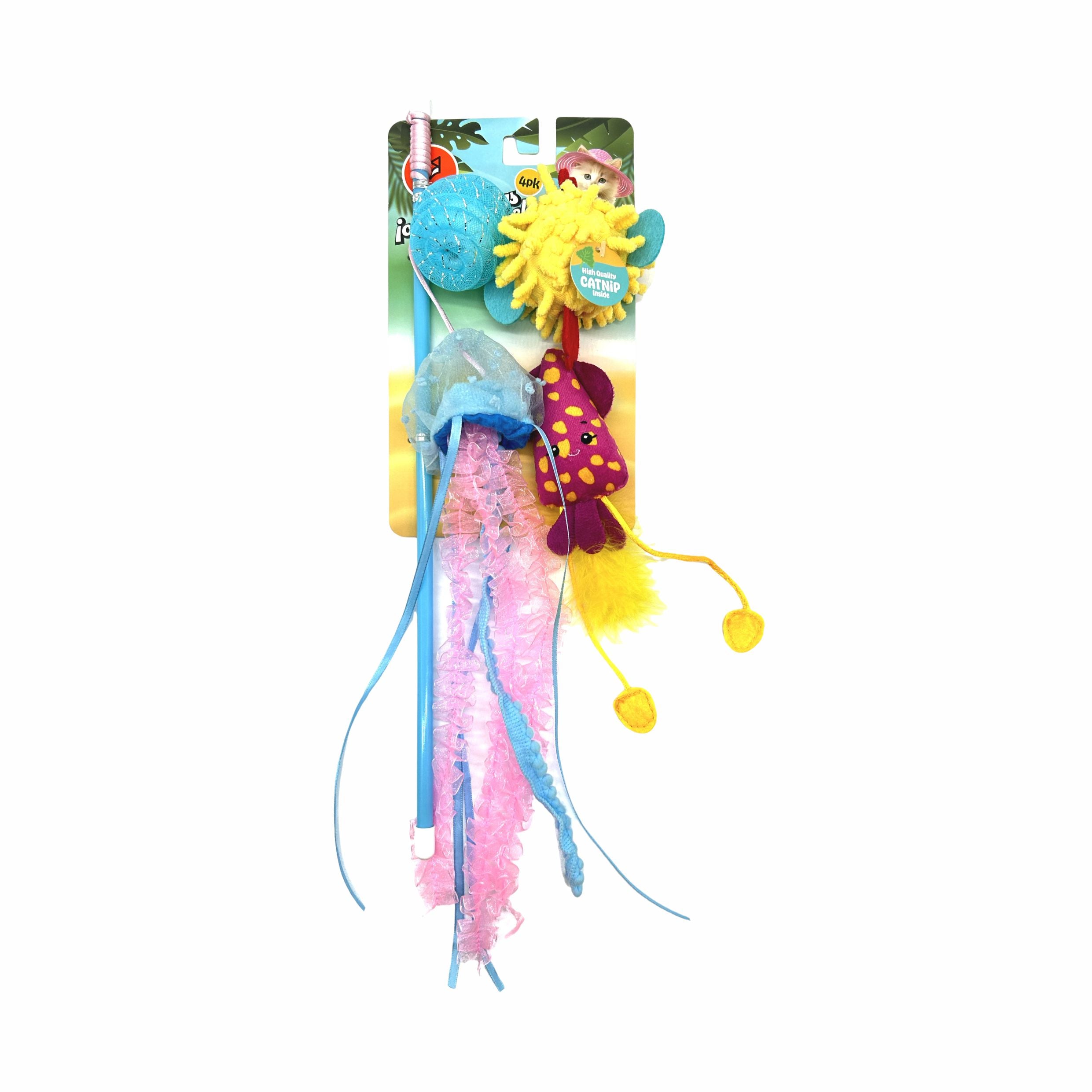 Fofos Sealife Wand Toy for Cats image 1