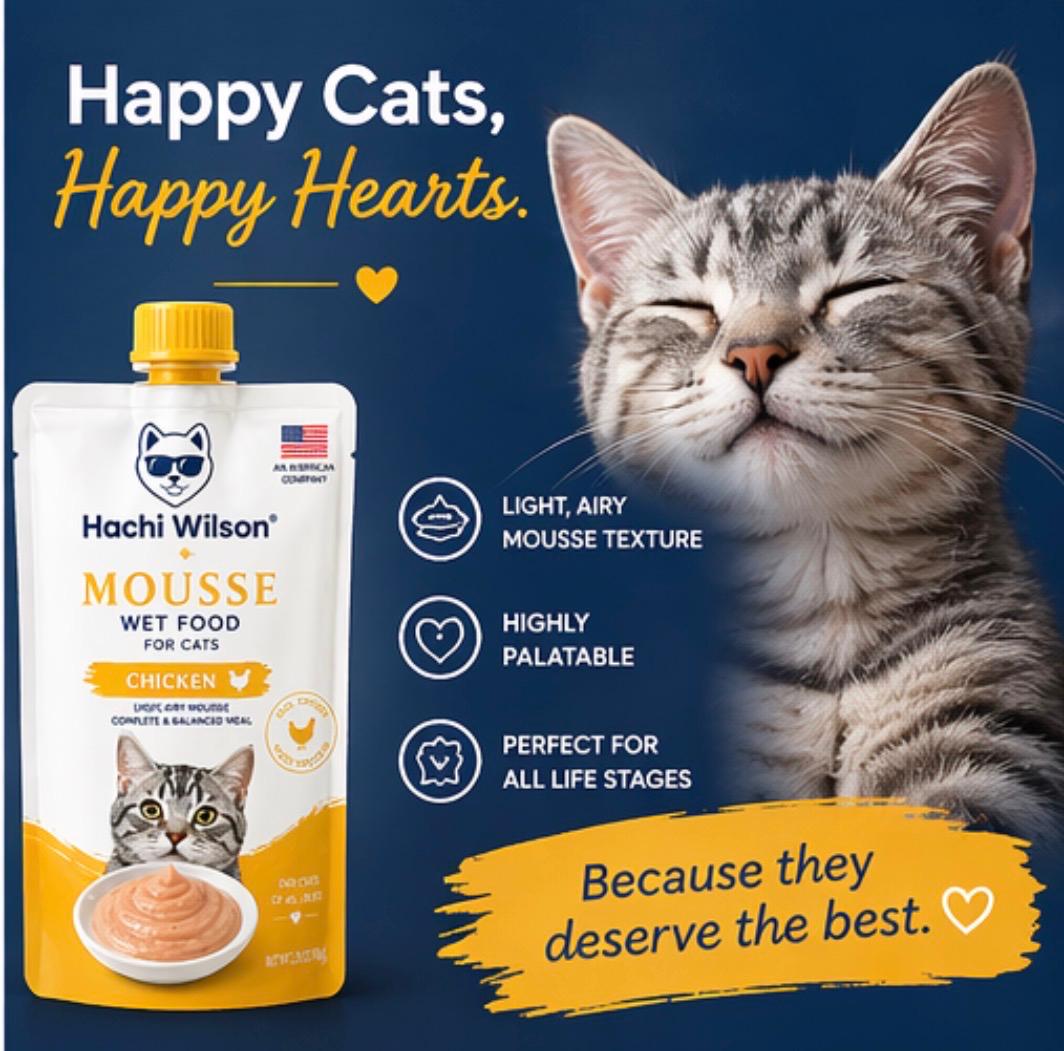 Hachi Wilson Chicken Mousse Wet Food for Cats & Kittens image 2
