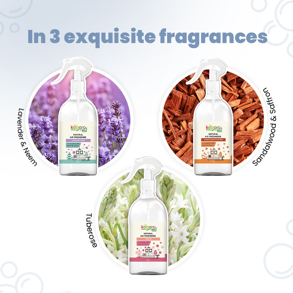 Koparo Clean Natural Air Freshener Lavender & Neem Fragrance (Pet Safe) image 9