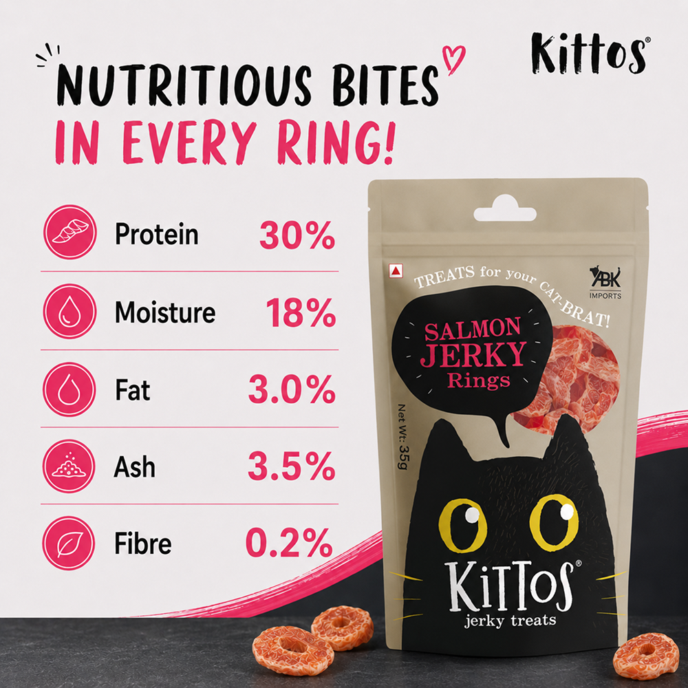 Kittos Purr Fect Salmon Rings Cat Treats image 8