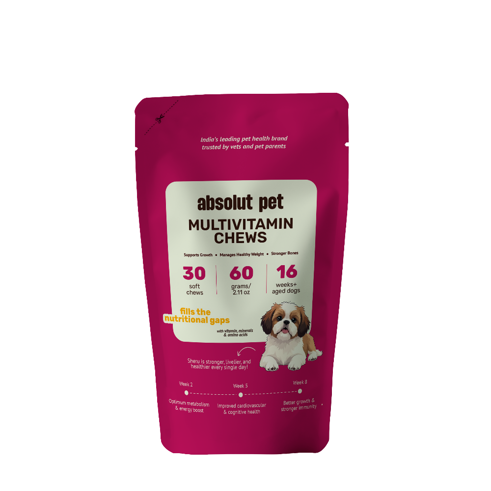 Absolut Pet 12 in 1 Multivitamins Bone & Muscle Chews Dogs Treat image 1