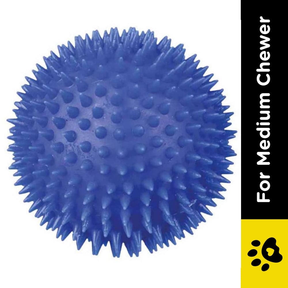 Trixie Hedgehog Ball Vinyl Toy for Dogs (Blue) image 2