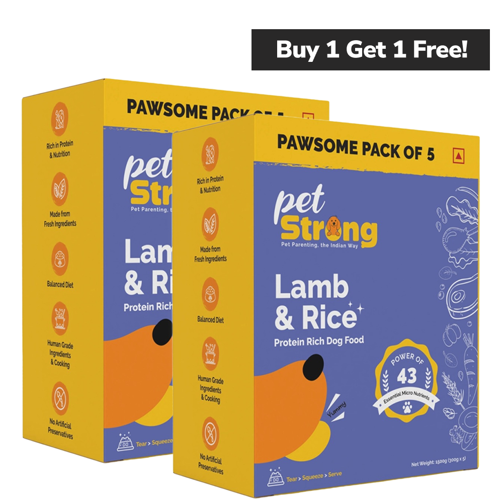 PetStrong Lamb and Rice Fresh Food for Dogs (Buy 1 Get 1 Free)
