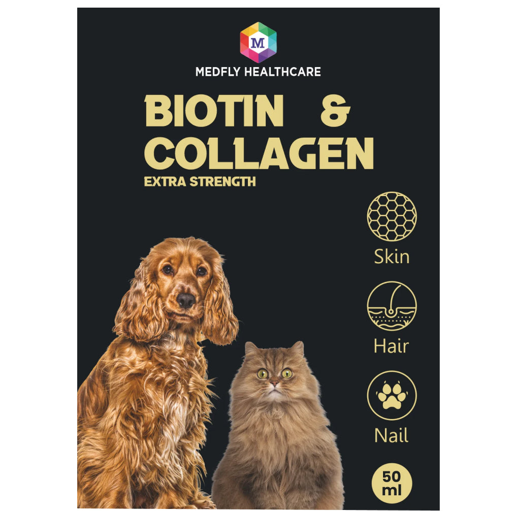 Medfly Healthcare Medfly Biotin & Collagen for Dogs and Cats (50ml) image 2