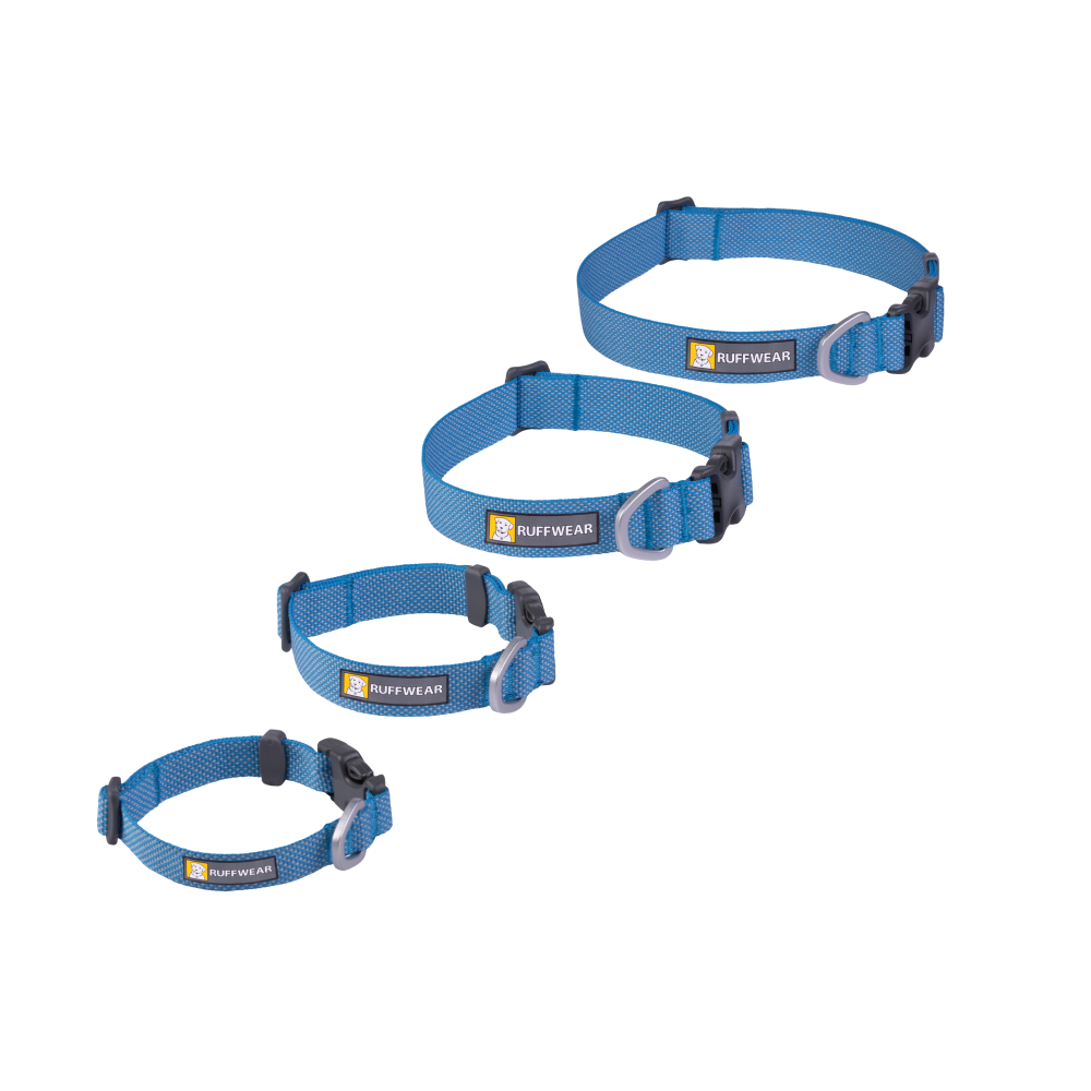 Ruffwear Hi & Light Lightweight Collar for Dogs (Blue Dusk) image 3