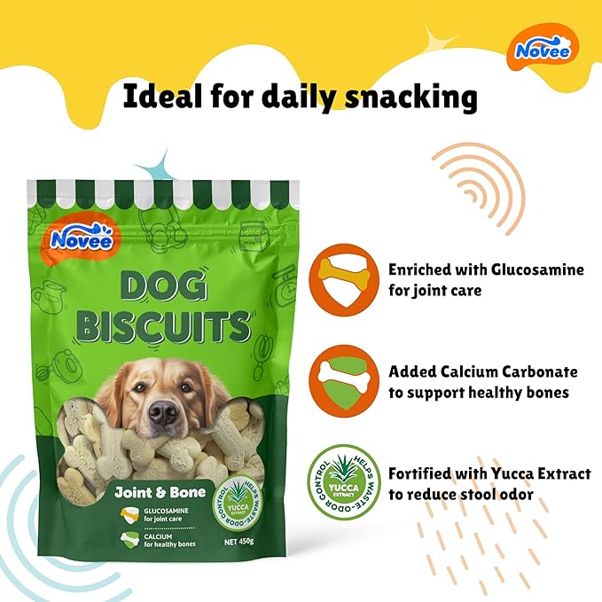 Novee Joint and Bone Support Biscuit Dog Treats image 2